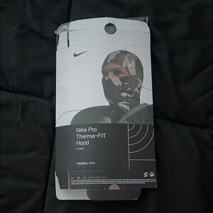 Nike Therma-FIT Hood ski mask camo in Black and Gray